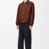 Jacket in cotton Brown/Dark Brown