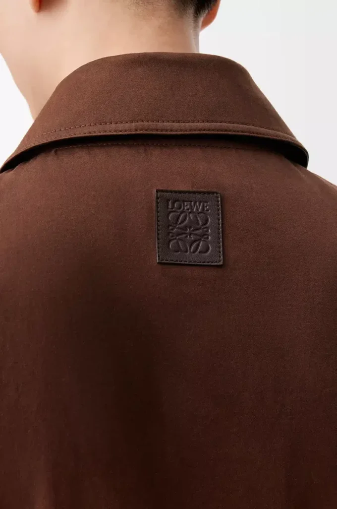 Jacket in cotton Brown/Dark Brown