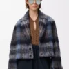 Jacket in mohair and wool blend Blue/Multicolor Jacket in mohair and wool blend Blue/Multicolor