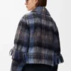 Jacket in mohair and wool blend Blue/Multicolor Jacket in mohair and wool blend Blue/Multicolor