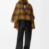 Jacket in mohair and wool blend Yellow/Multicolor Jacket in mohair and wool blend Yellow/Multicolor