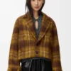 Jacket in mohair and wool blend Yellow/Multicolor Jacket in mohair and wool blend Yellow/Multicolor