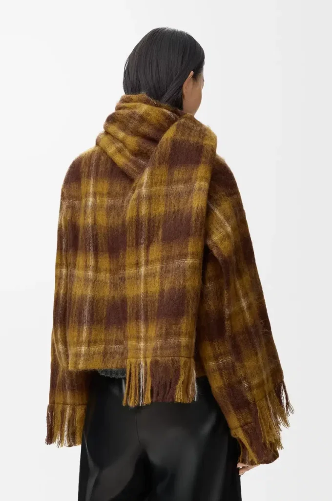 Jacket in mohair and wool blend Yellow/Multicolor Jacket in mohair and wool blend Yellow/Multicolor