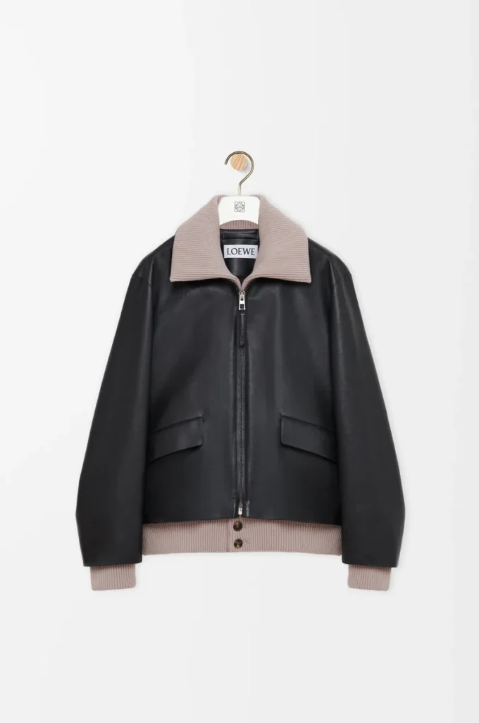 Jacket in nappa buffalo skin Black Jacket in nappa buffalo skin Black