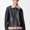 Jacket in nappa buffalo skin Black Jacket in nappa buffalo skin Black
