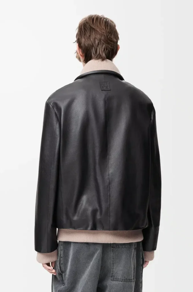 Jacket in nappa buffalo skin Black Jacket in nappa buffalo skin Black