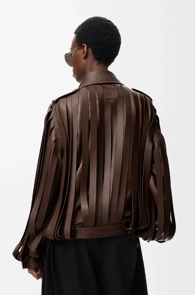 Jacket in nappa lambskin Brown Jacket in nappa lambskin Brown