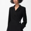 Jacket in stretch viscose blend Black Jacket in stretch viscose blend Black