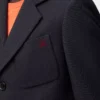 Jacket in wool Dark Navy Blue