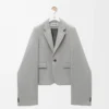 Jacket in wool Grey