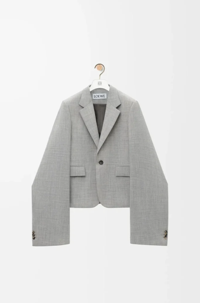 Jacket in wool Grey