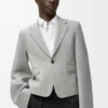 Jacket in wool Grey