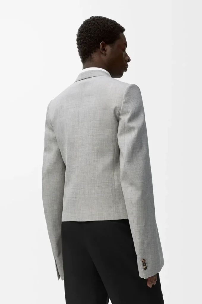 Jacket in wool Grey