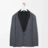 Jacket in wool Grey Melange