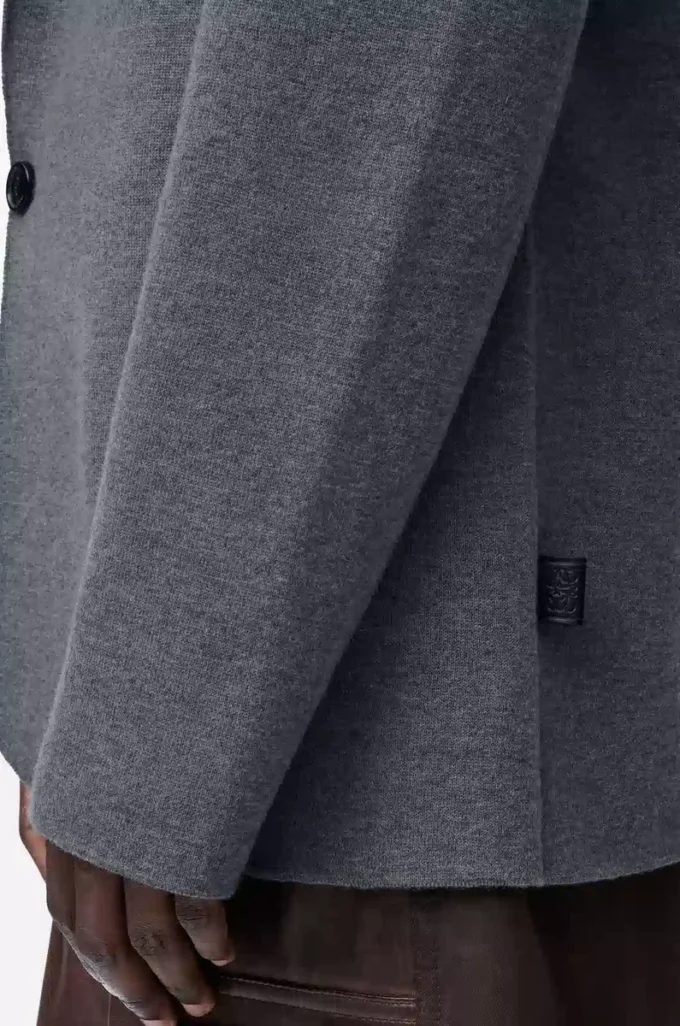 Jacket in wool Grey Melange