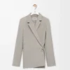 Jacket in wool Light Beige Melange Jacket in wool Light Beige Melange