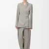 Jacket in wool Light Beige Melange Jacket in wool Light Beige Melange