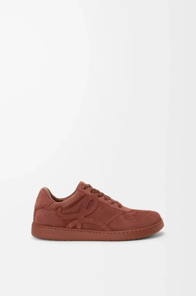 Jambo sneaker in suede calfskin Burnt Red Jambo sneaker in suede calfskin Burnt Red