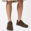 Jambo sneaker in suede calfskin Dark Brown