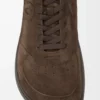 Jambo sneaker in suede calfskin Dark Brown