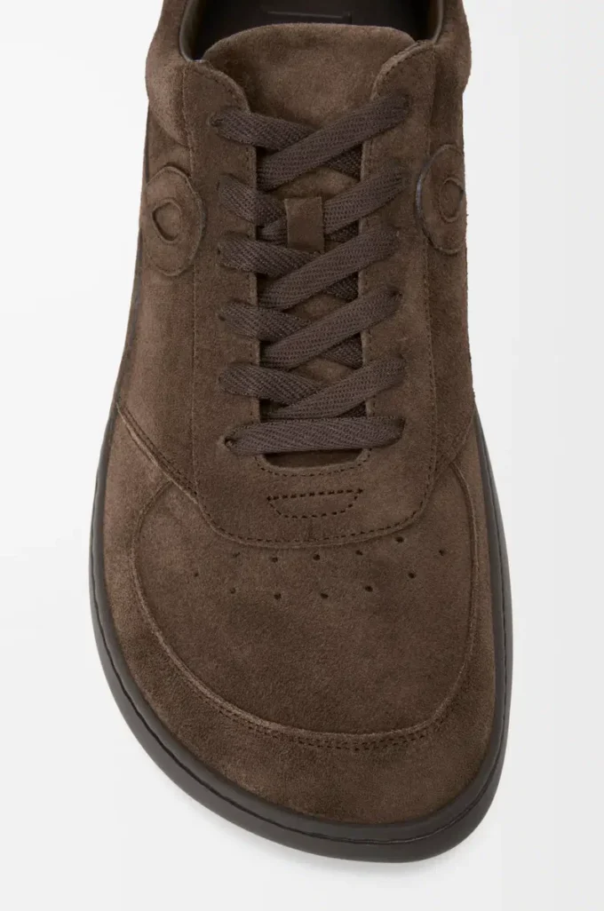 Jambo sneaker in suede calfskin Dark Brown
