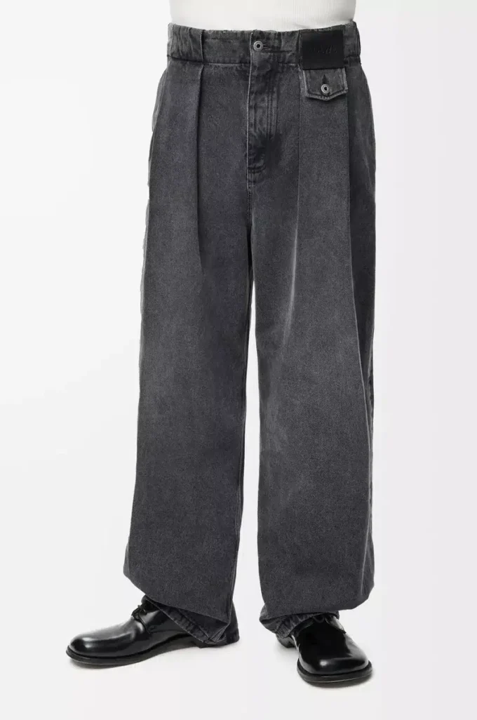Jeans in denim Black