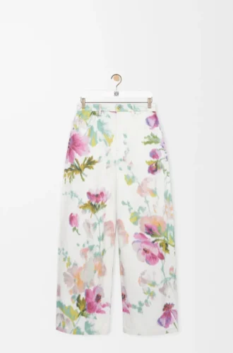Jeans in denim White/Pink
