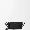 Joya pouch in nappa calfskin Black