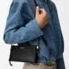 Joya pouch in nappa calfskin Black