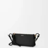 Joya pouch in nappa calfskin Black