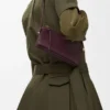 Joya pouch in nappa calfskin Dark Burgundy