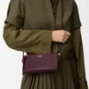 Joya pouch in nappa calfskin Dark Burgundy