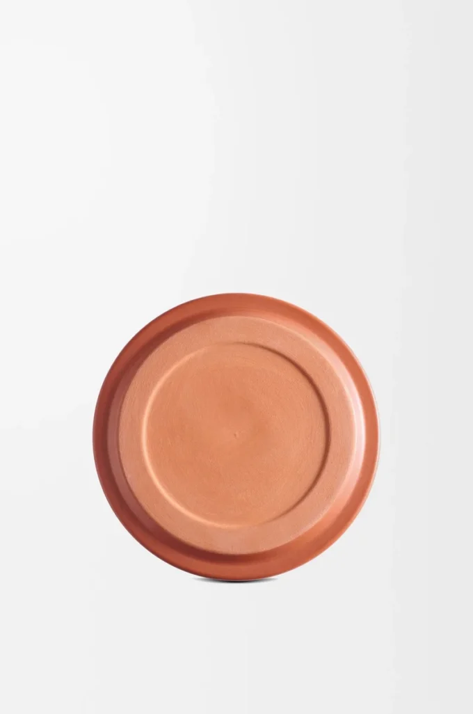 Large candle lid Terracotta