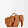 Large Elephant bag in classic calfskin Tan