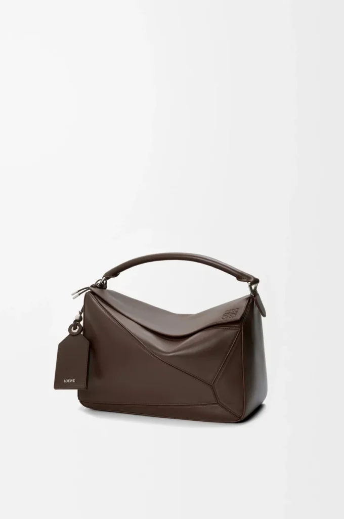 Large Featherlight Puzzle bag in nappa lambskin Dark Chestnut Large Featherlight Puzzle bag in nappa lambskin Dark Chestnut