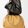 Large Flamenco purse in mellow nappa lambskin Sahara