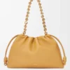 Large Flamenco purse in mellow nappa lambskin Sahara
