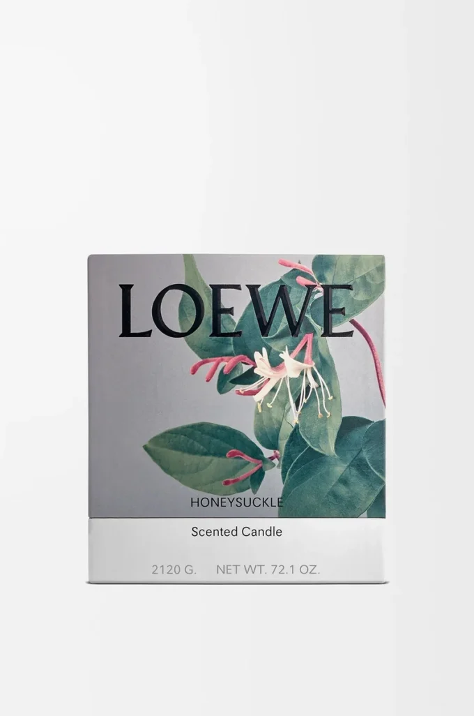 Large Honeysuckle candle Yellow