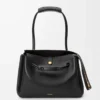 Large Madrid bag in supple calfskin Black