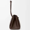 Large Madrid bag in supple calfskin Dark Chestnut