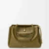 Large Madrid bag in supple calfskin Olive