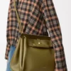 Large Madrid bag in supple calfskin Olive