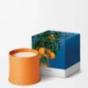 Large Orange Blossom candle Bright Mandarin