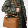 Large Puzzle bag in supple grained calfskin Light Canyon Brown