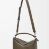 Large Puzzle bag in supple grained calfskin Tundra