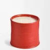 Large Tomato Leaves candle Red