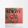 Large Tomato Leaves candle Red
