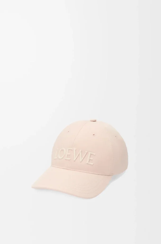 LOEWE cap in canvas Blush LOEWE cap in canvas Blush