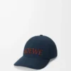 LOEWE cap in canvas Deep Navy