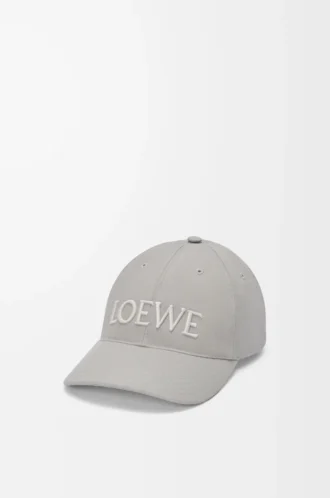 LOEWE cap in canvas Lady Grey